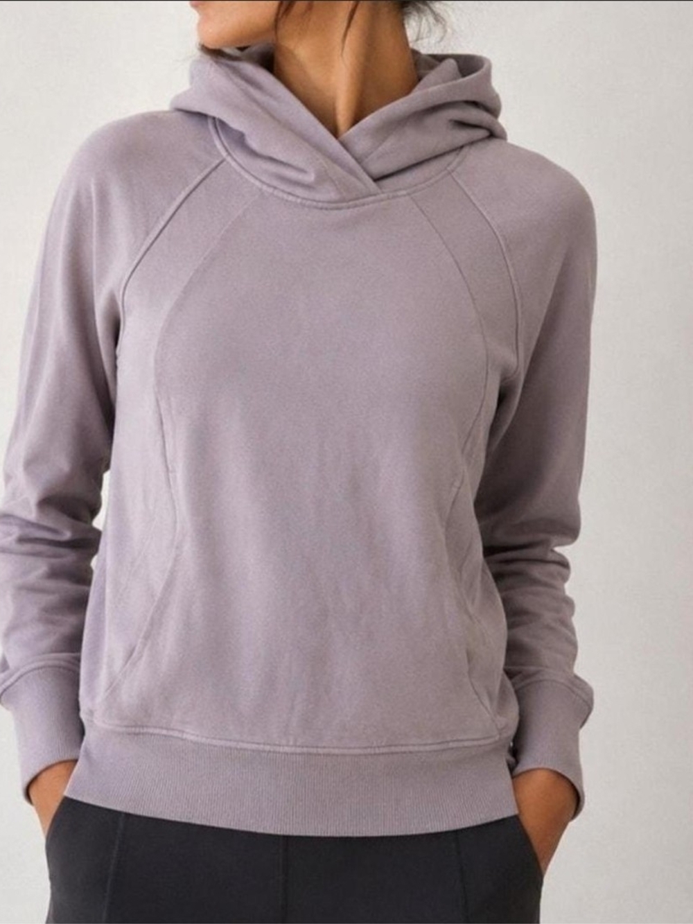 Lululemon Scuba Pullover Hoodie Sweatshirt Smoky Lavender Purple Size 10